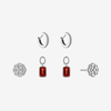 Alpha Omicron Pi Rose Florentine Earring Bundle