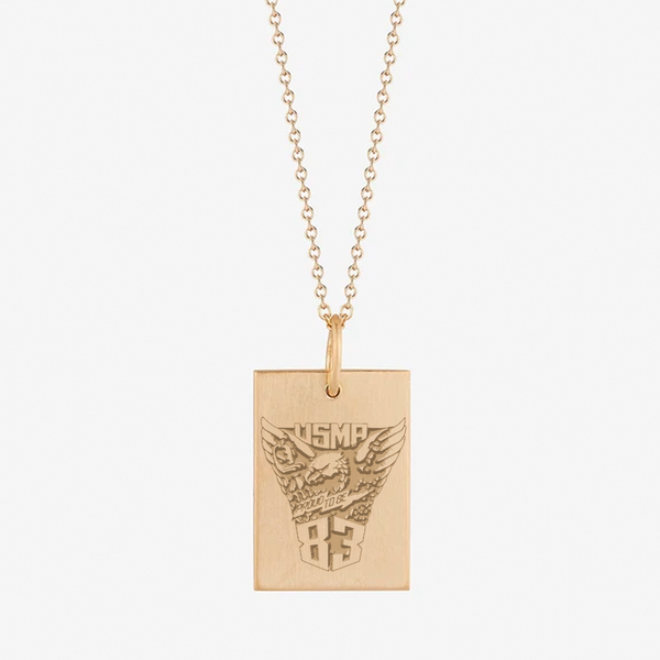 West Point Class of 1983 Rectangle Necklace