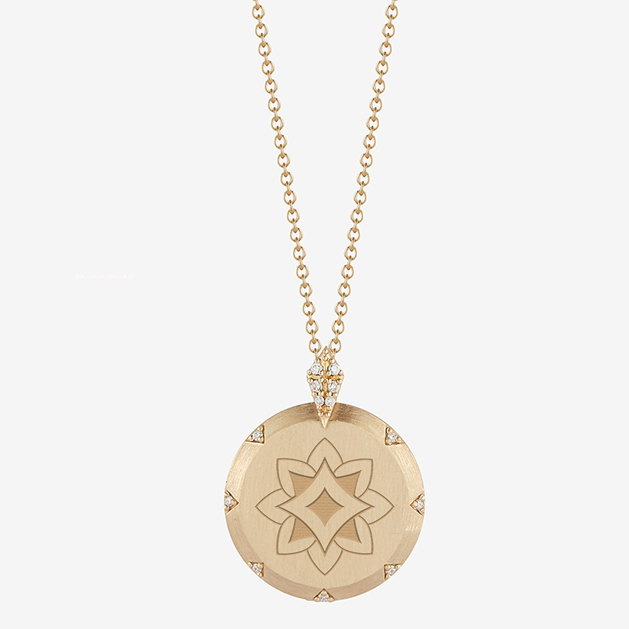 Alpha Sigma Alpha 7-Point Diamond Pendant