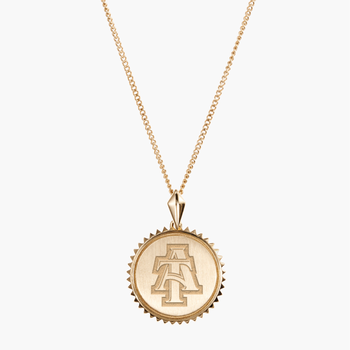North Carolina A&T Logo Sunburst Pendant