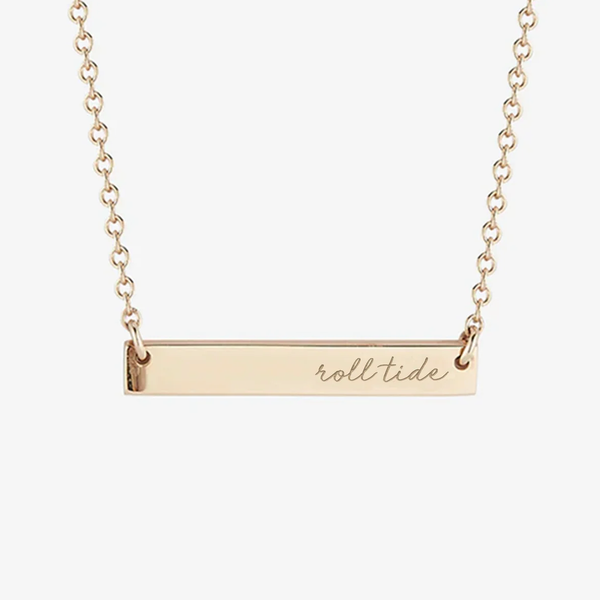 Alabama Roll Tide Horizontal Bar Necklace