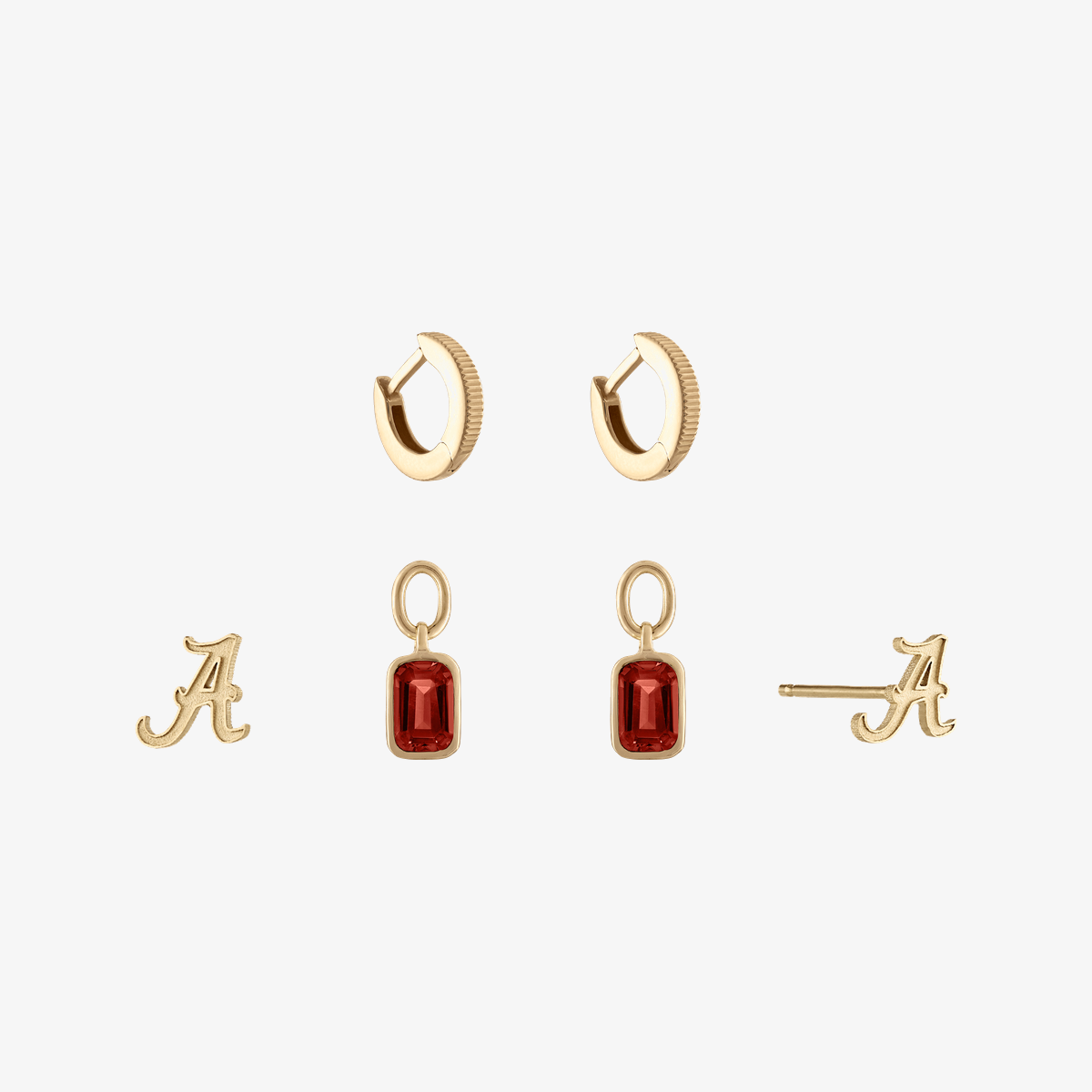 Alabama Logo Florentine Earring Bundle
