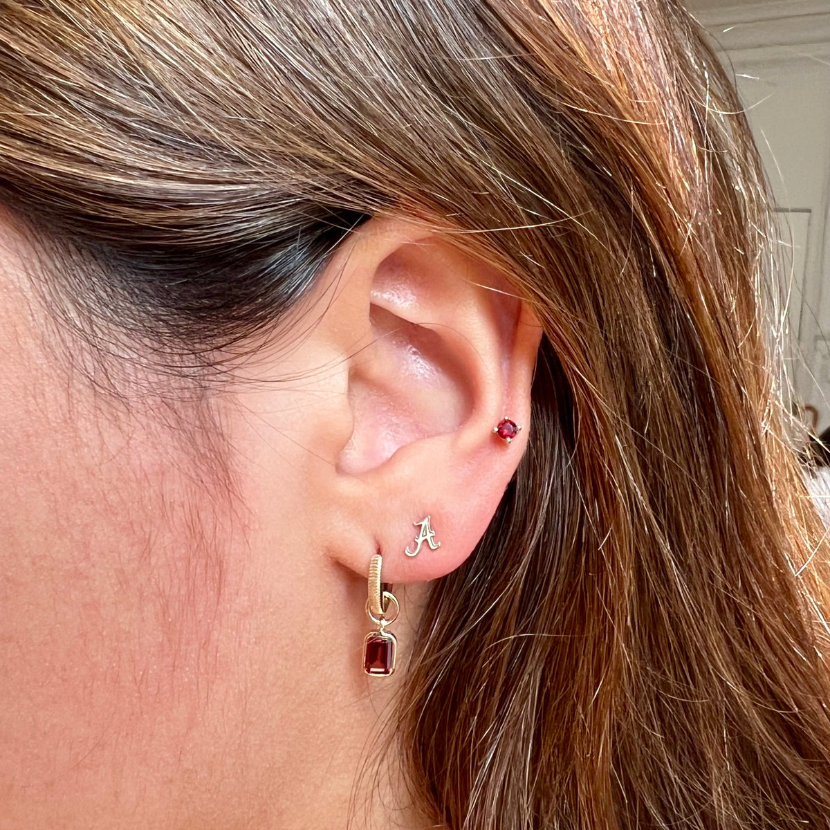 Alabama Logo Stud Earrings