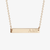 Alpha Delta Pi Horizontal Bar Necklace