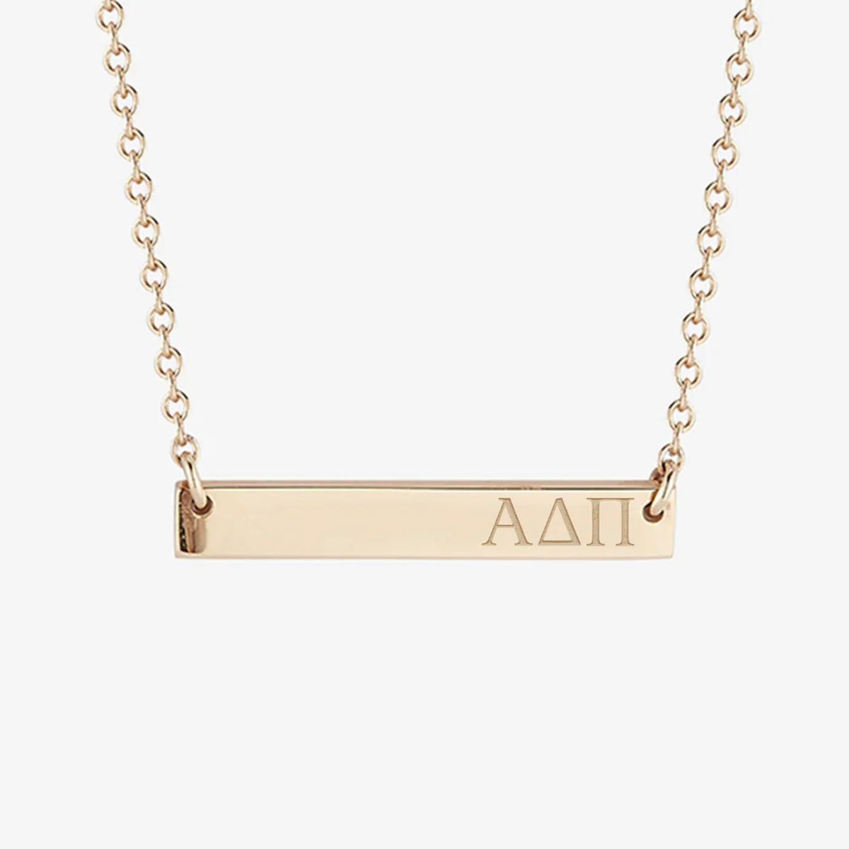 Alpha Delta Pi Horizontal Bar Necklace
