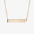 Alpha Epsilon Phi Horizontal Bar Necklace