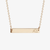 Alpha Gamma Delta Horizontal Bar Necklace