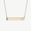 Alpha Gamma Delta Horizontal Bar Necklace