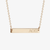 Alpha Omicron Pi Horizontal Bar Necklace