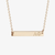 Alpha Phi Horizontal Bar Necklace