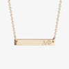 Alpha Phi Horizontal Bar Necklace