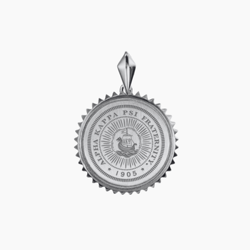 Alpha Kappa Psi Sunburst Crest Pendant