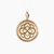 Alpha Omicron Pi Sunburst Rose Pendant