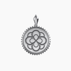 Alpha Omicron Pi Sunburst Rose Pendant