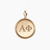 Alpha Phi Sunburst Letters Pendant