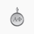 Alpha Phi Sunburst Letters Pendant