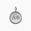 Alpha Phi Sunburst Letters Pendant