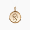 Alpha Phi Sunburst Crest Pendant