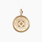 Alpha Sigma Alpha Logo Sunburst Pendant