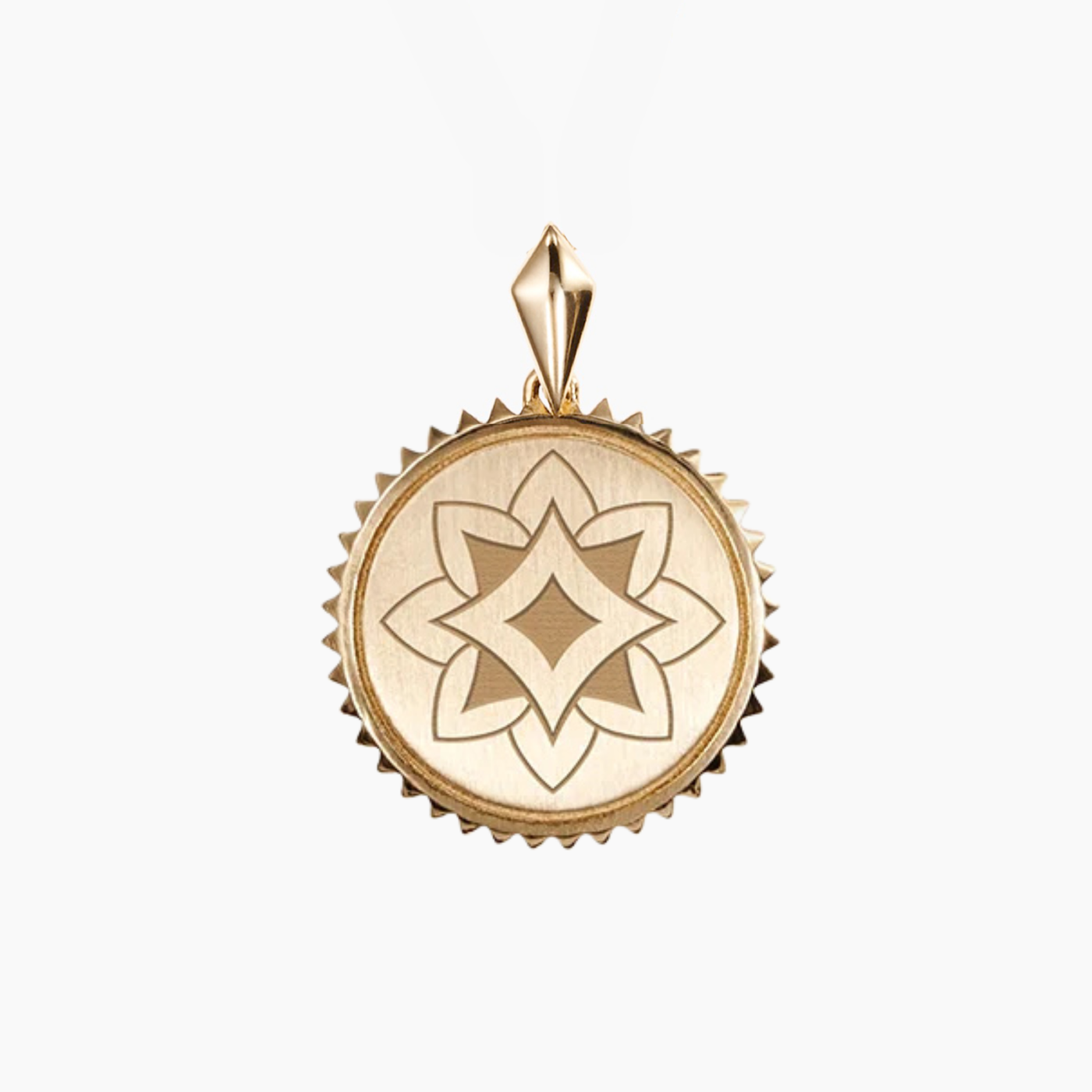 Alpha Sigma Alpha Logo Sunburst Pendant