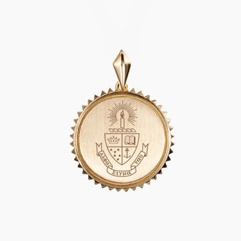 Alpha Sigma Tau Sunburst Crest Pendant