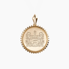 Alpha Xi Delta Sunburst Crest Pendant