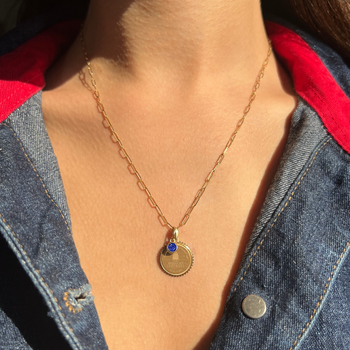 American Sunburst Bundle shown on figure in gold 