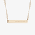 American Horizontal Bar Necklace