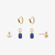 Delta Gamma Anchor Florentine Earring Bundle