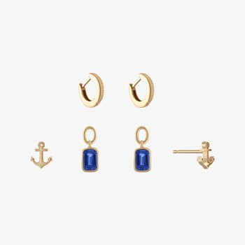 Delta Gamma Anchor Florentine Earring Bundle
