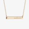 Phillips Academy Horizontal Bar Necklace