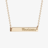 Appalachian State Mountaineers Horizontal Bar Necklace