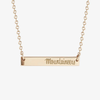 Appalachian State Mountaineers Horizontal Bar Necklace