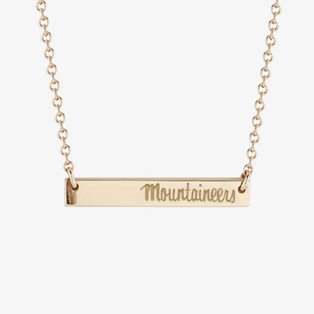 Appalachian State Mountaineers Horizontal Bar Necklace