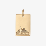 Arizona Vintage Rectangle Pendant
