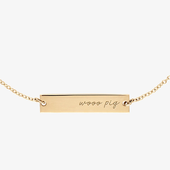 Arkansas Wooo Pig Bracelet