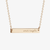 Auburn War Eagle Horizontal Bar Necklace