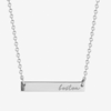 BU Horizontal Bar Necklace