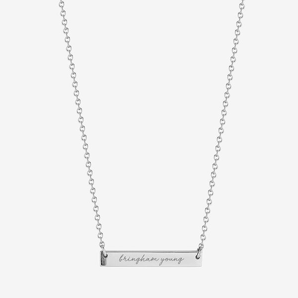 BYU Horizontal Bar Necklace