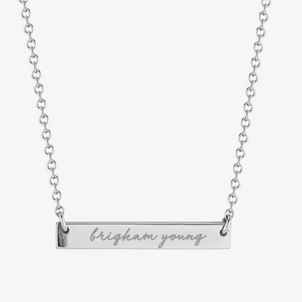 BYU Horizontal Bar Necklace