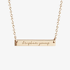 BYU Horizontal Bar Necklace