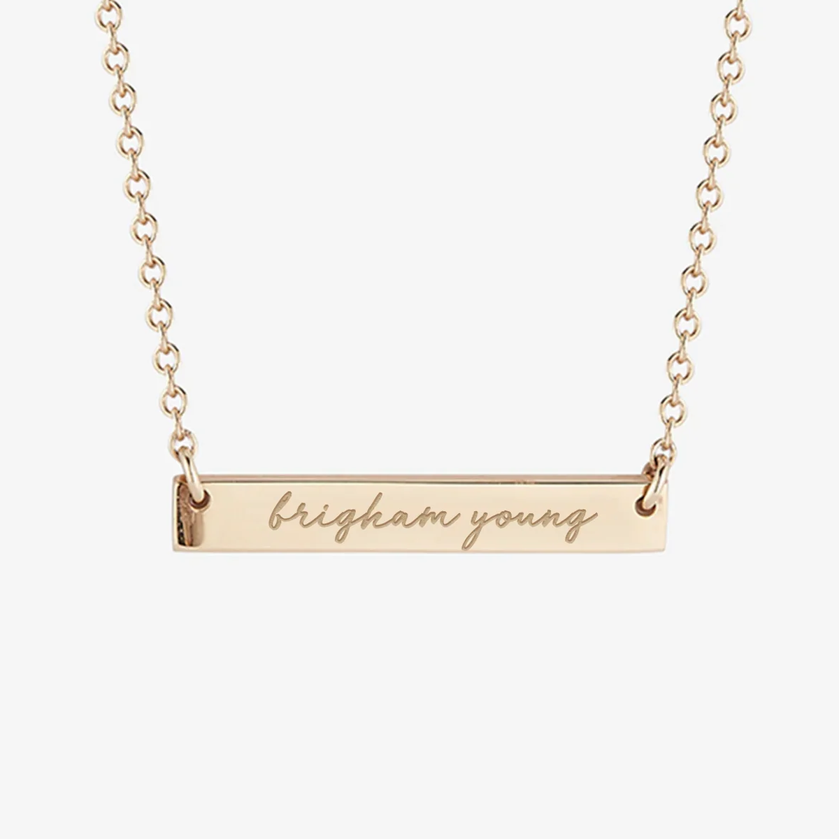BYU Horizontal Bar Necklace