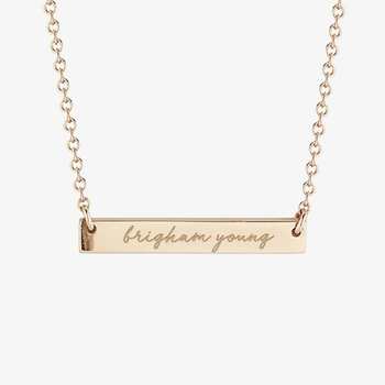 BYU Horizontal Bar Necklace
