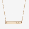 Bates Horizontal Bar Necklace