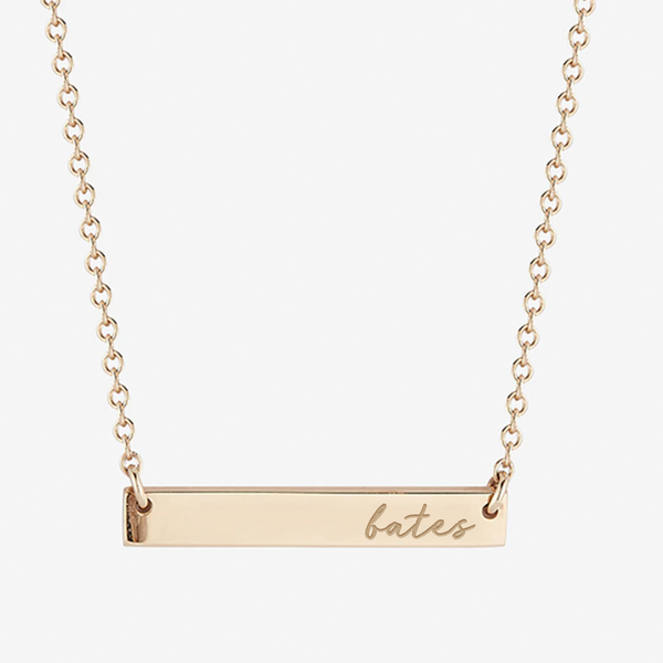 Bates Horizontal Bar Necklace