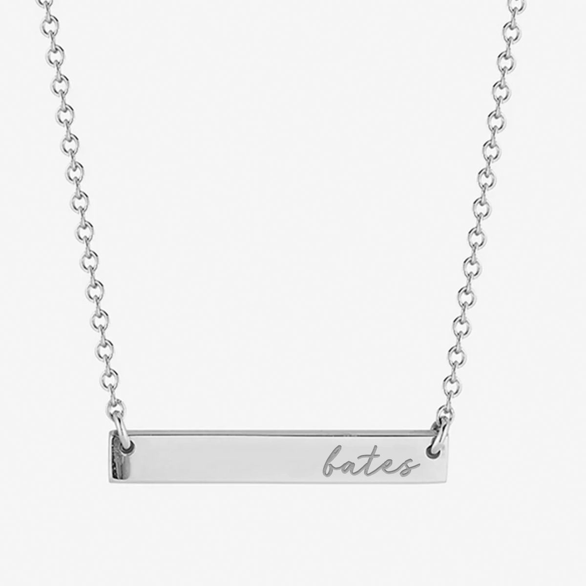 Bates Horizontal Bar Necklace