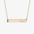 Bates Horizontal Bar Necklace