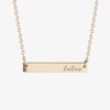 Bates Horizontal Bar Necklace