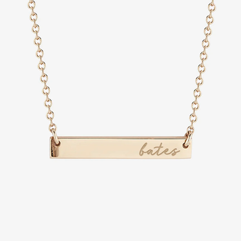 Bates Horizontal Bar Necklace