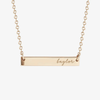 Baylor Horizontal Bar Necklace